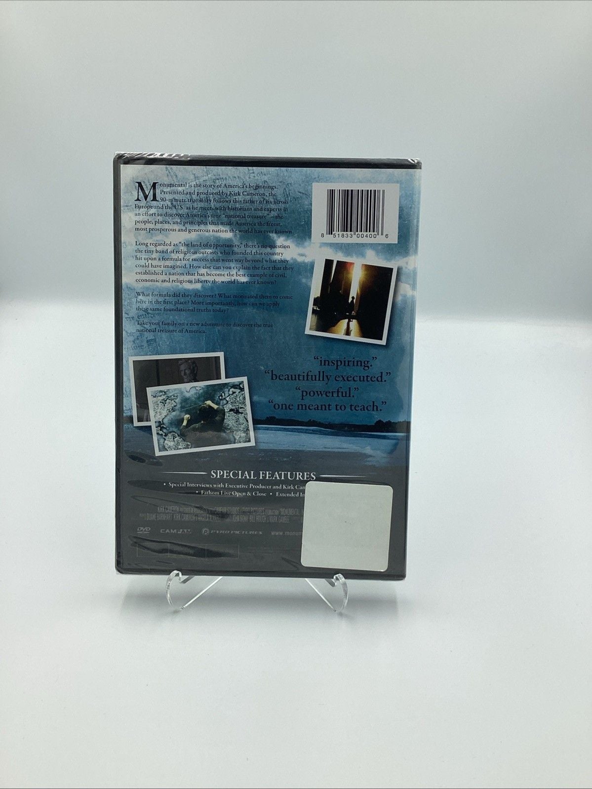 Monumental: In Search of America's National Treasure (DVD) Kirk Cameron NEW 2