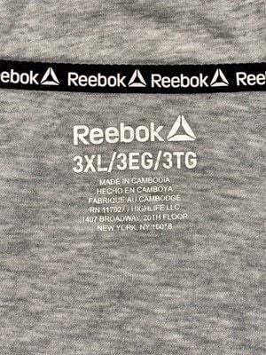 reebok mens hoodie 3XL Gray Cotton Blend Athelete Full Zip 6