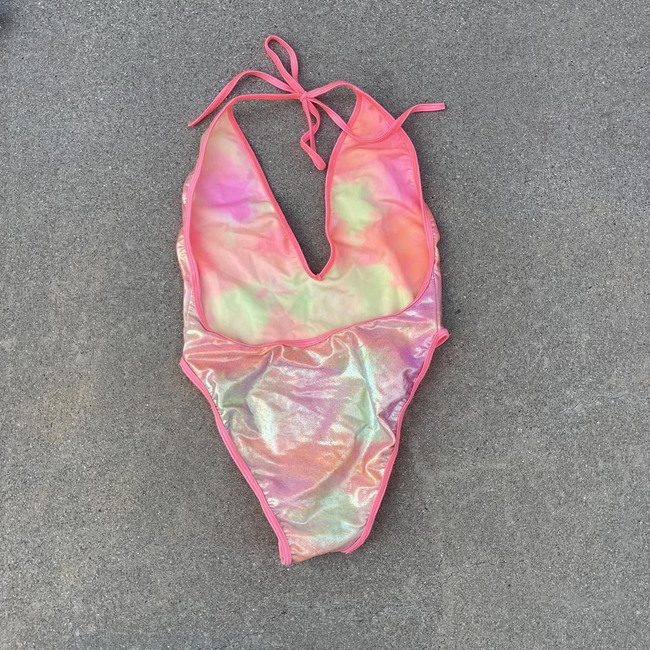 Iridescent mermaid one piece swimsuit 5