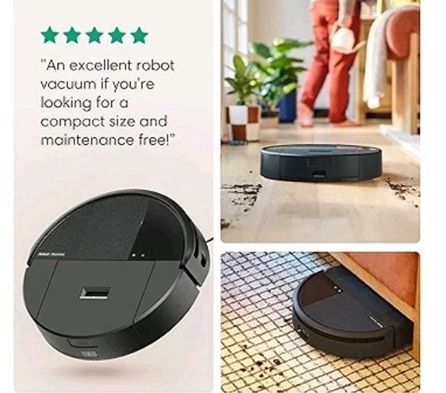 iRobot Roomba 205 DustCompactor Robot Vacuum LiDAR Bagless Self Compact White 6