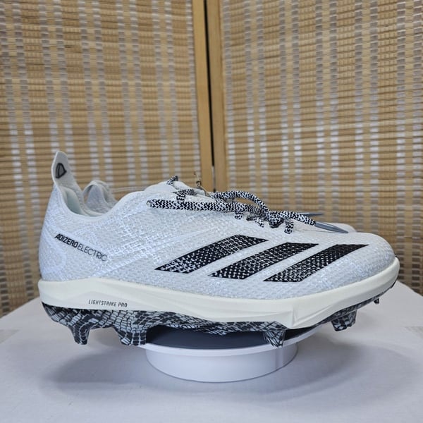 adidas Adizero Electric 2.0 Baseball Cleats Men’s 9 White Snakeskin JR7817