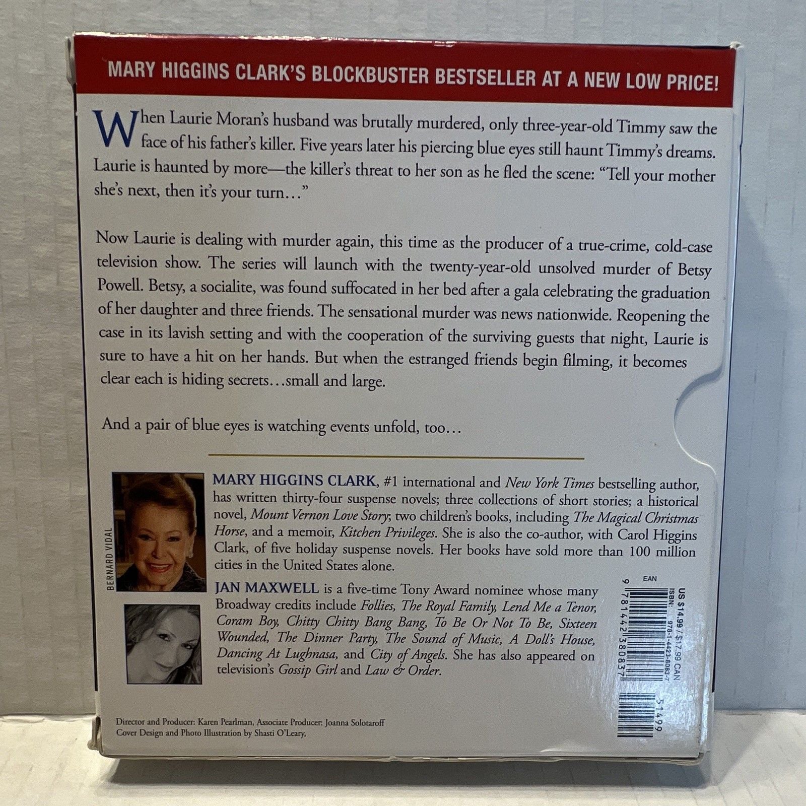 Mary Higgins Clark Unabridged Audiobook Audio CD Lot 5: Sleeping Beauty Killer 5