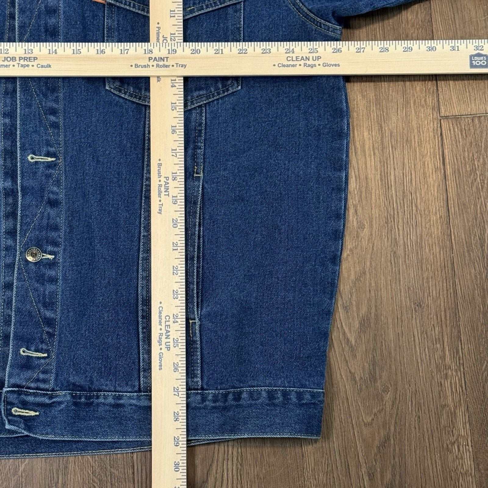 Usa Made Mens Denim Jacket XL Revival Usa Patch American Vintage Look 10