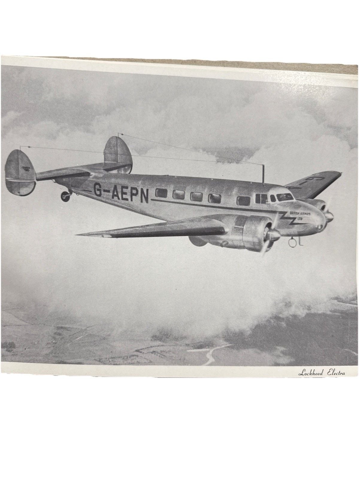 Set of 6 Vintage Lockheed Leadership Aircraft Corp Photographs Portfolio Folder 13