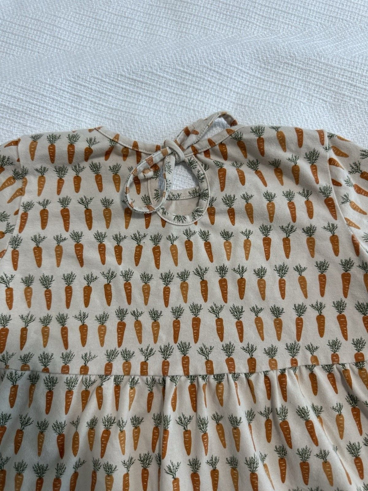 Alice + Ames Girls Size 8 Check Grid 3/4 Sleeve Babydoll Peplum Top 9