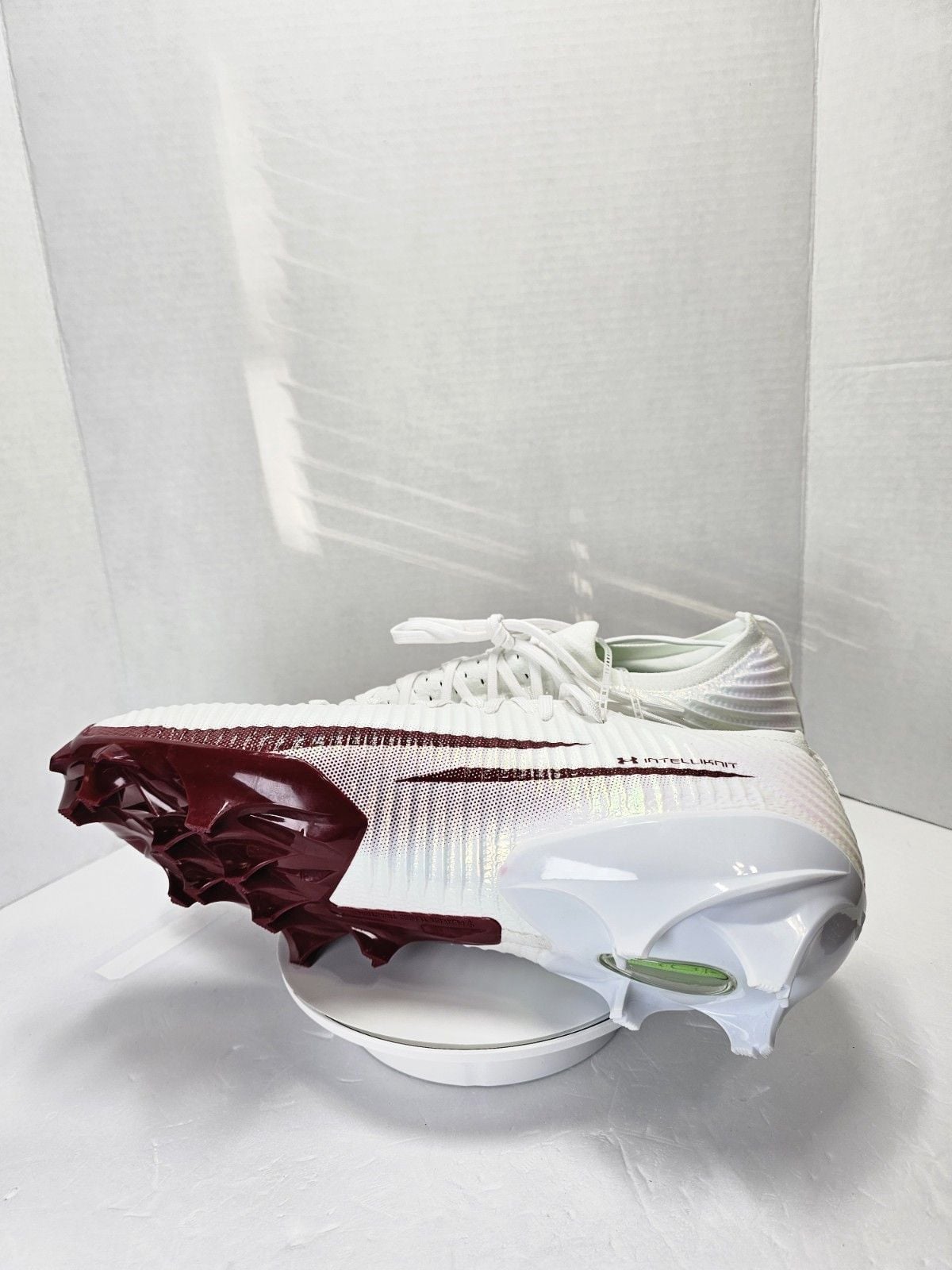 Under Armour Blur Pro Football Cleats Men’s 15 White Cardinal 3028220-102 11