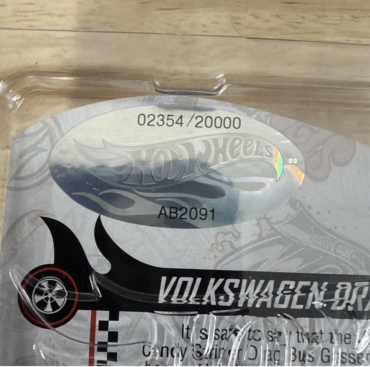 Pink logo Hot Wheels RLC 2020 Candy Striper Volkswagen Drag Bus #2354/20000 NIP! 4