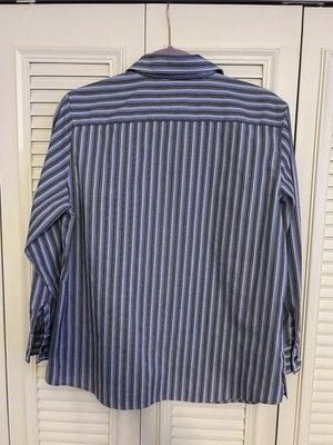 Women’s Pendleton Vintage Striped Button Down Blouse Size 8 9