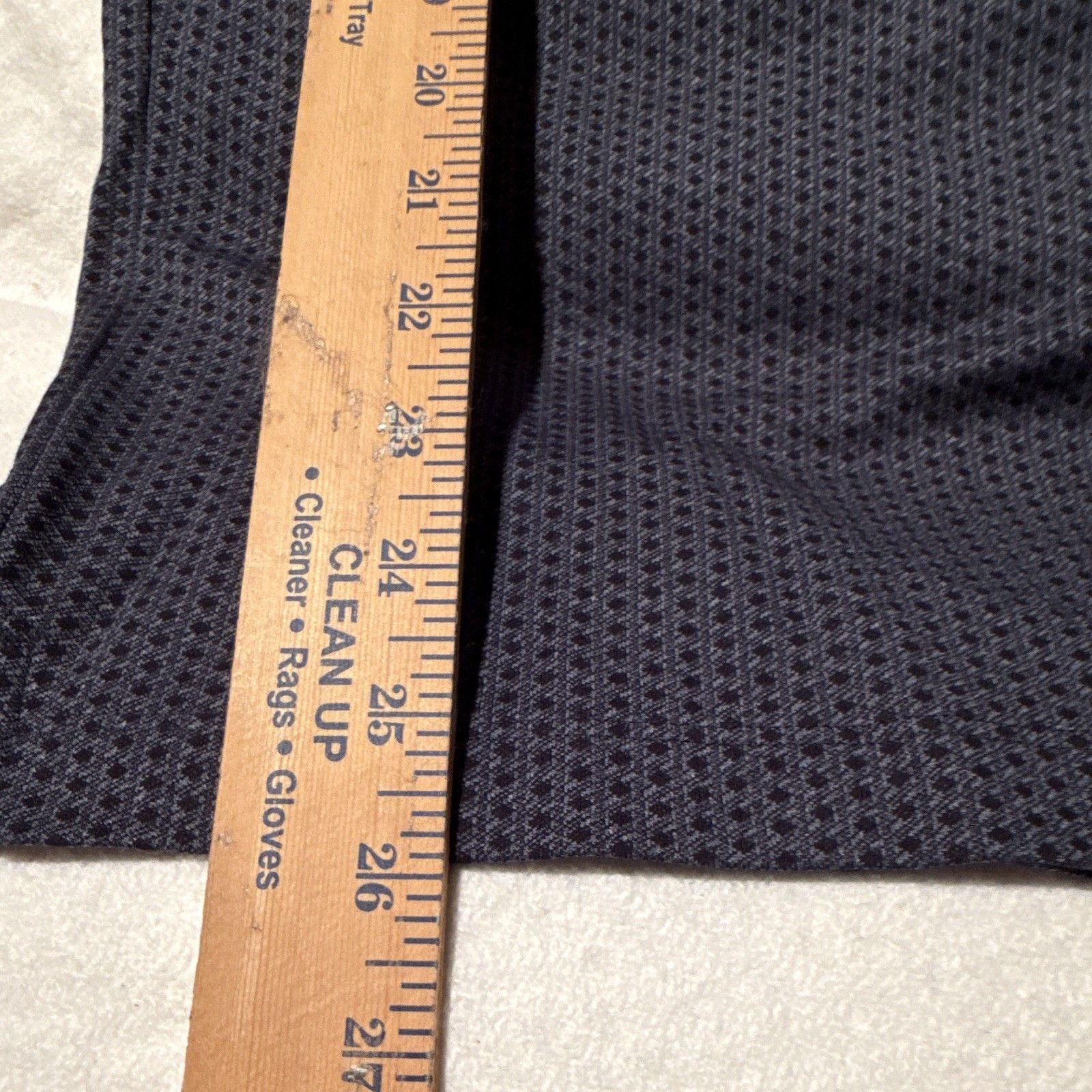 Theory Men's S Blue Geometric Short Sleeve Knit Polo Shirt Contrast Collar 3
