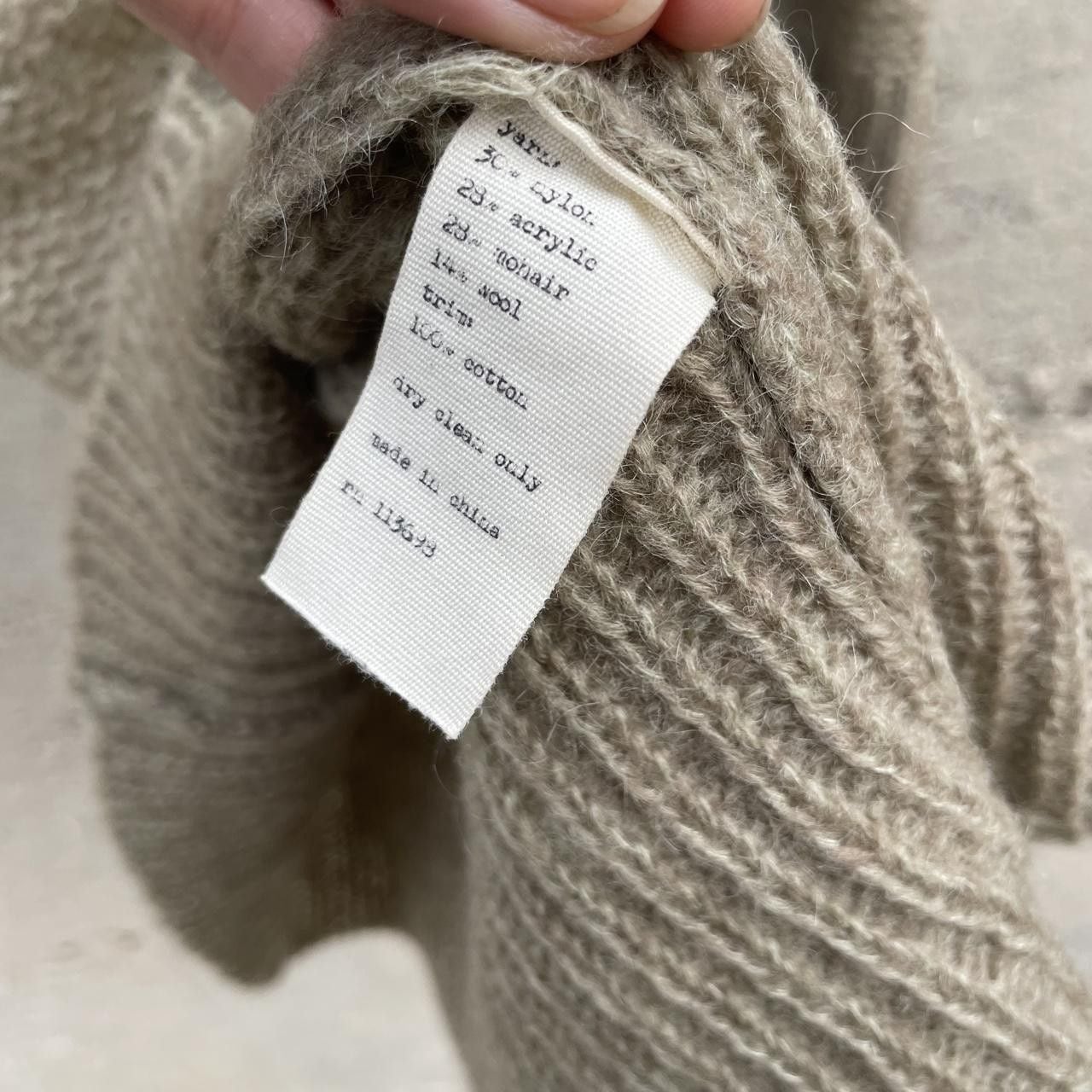 avant garde olive green mohair sweater 7
