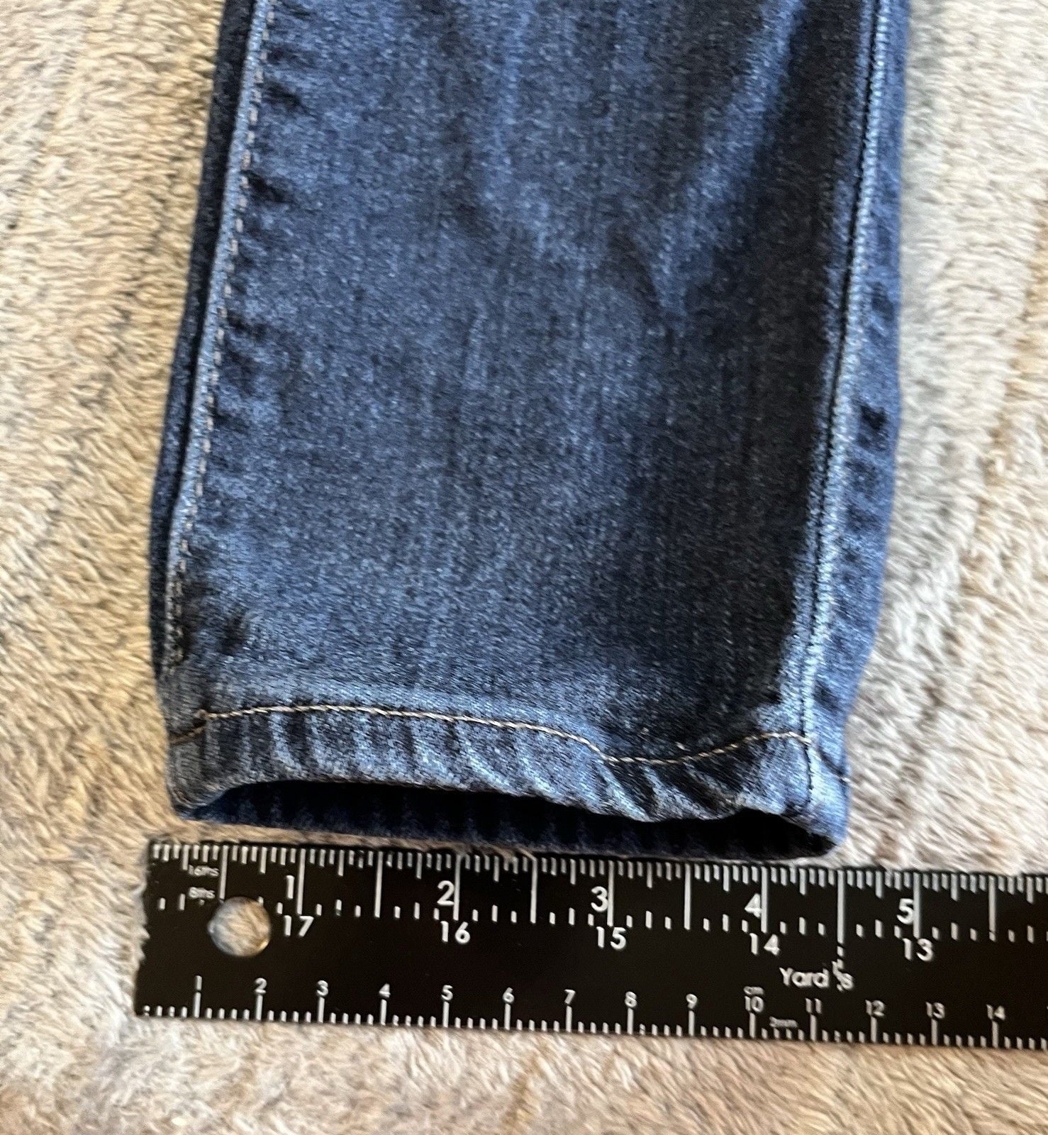 Women’s PAIGE Verdugo Ultra Skinny Jeans Dark Blue Denim Size 25 Rocker Slim 15
