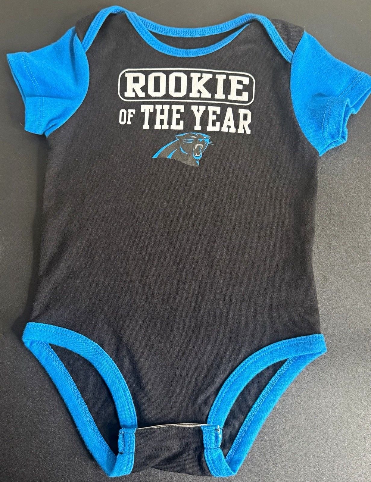 NFL Team Apparel Carolina Panthers Rookie of the Year Bodysuit 18M 2
