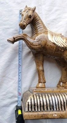 Rare Tang Dynasty War Horse Ceramic Sculpture 3