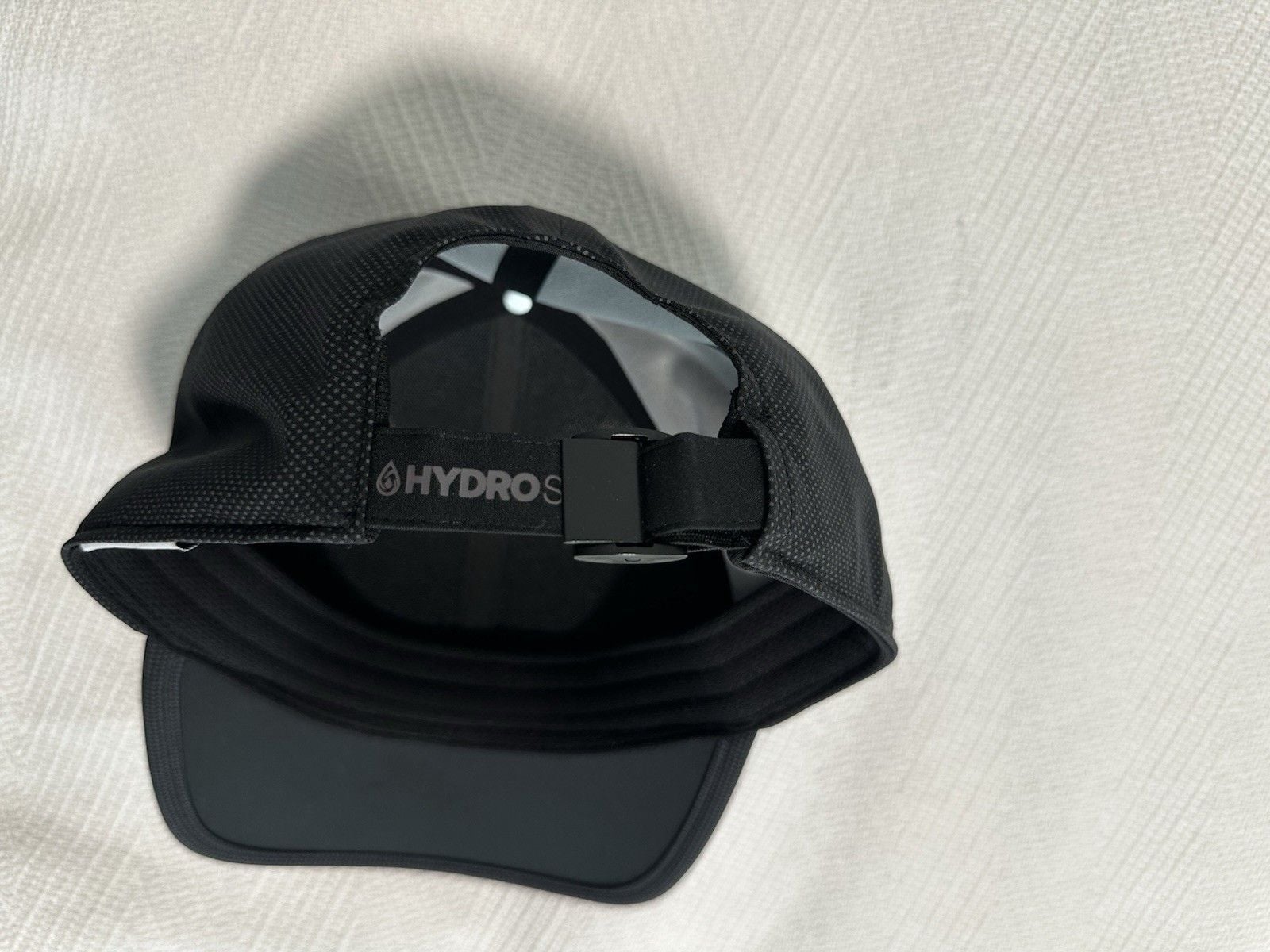 FootJoy Hydro Series Black Cap Golf Hat Adjustable Strap Back 9