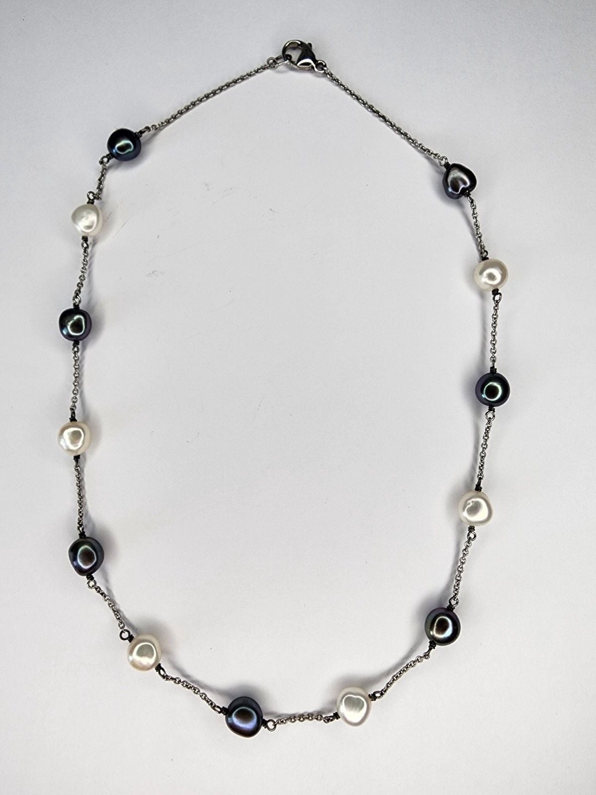 Honora Sterling Silver Freshwater Pears 18" Necklace 2