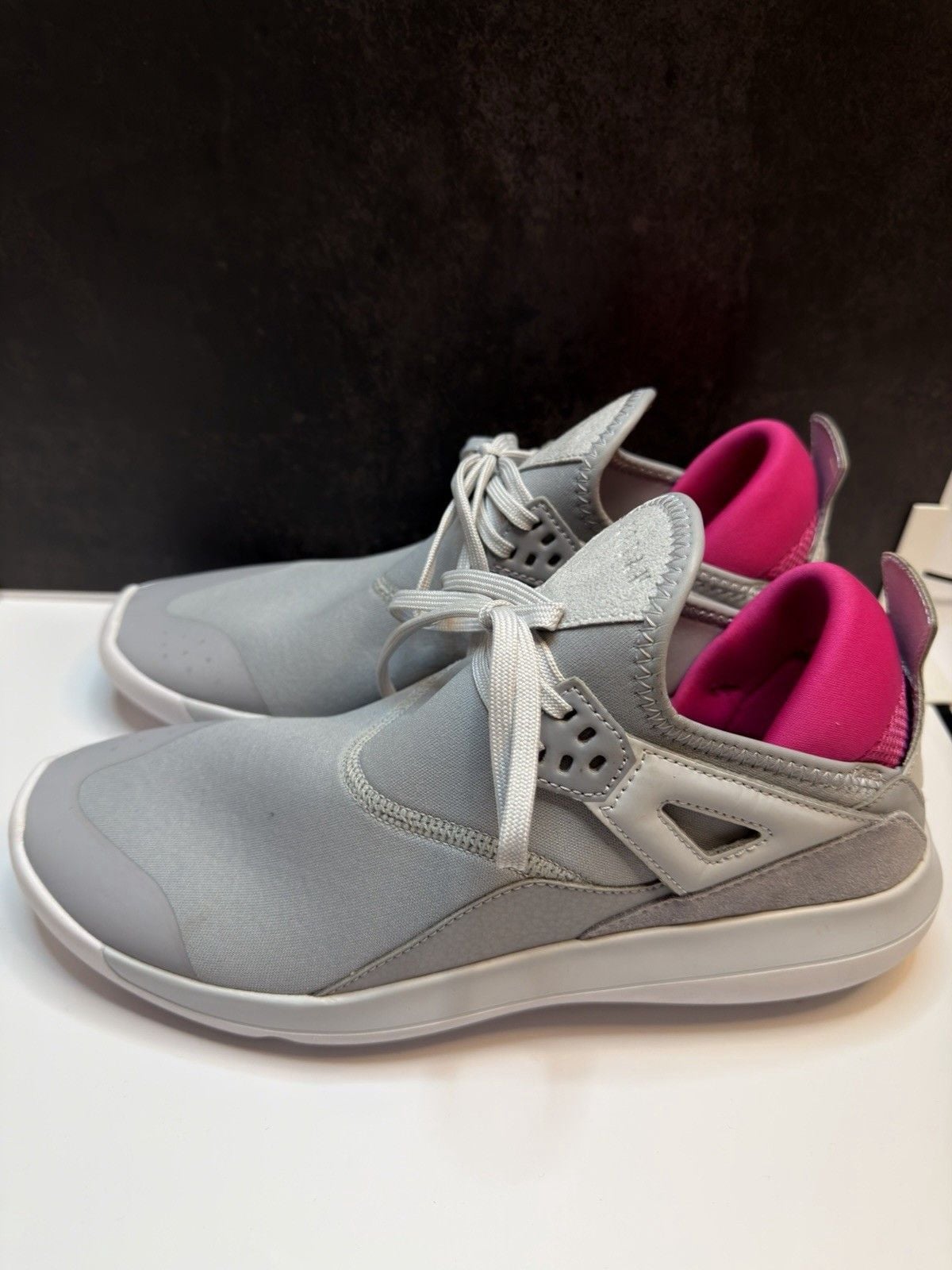 Nike Air Jordan Fly 89 GG Sneakers Gray/Pink 3
