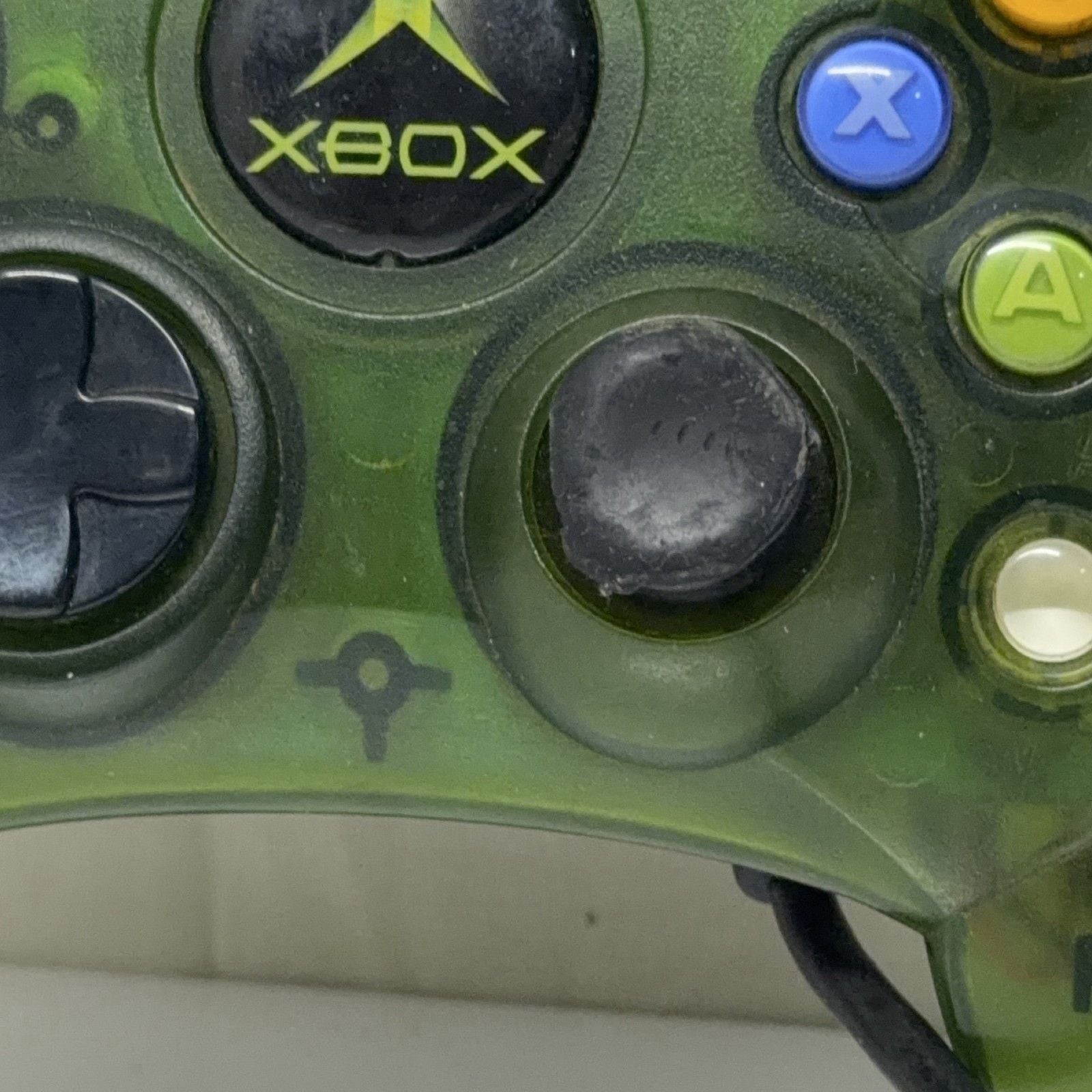 Microsoft Xbox Controller S X08-24948 Wired Translucent Green Original Xbox 2