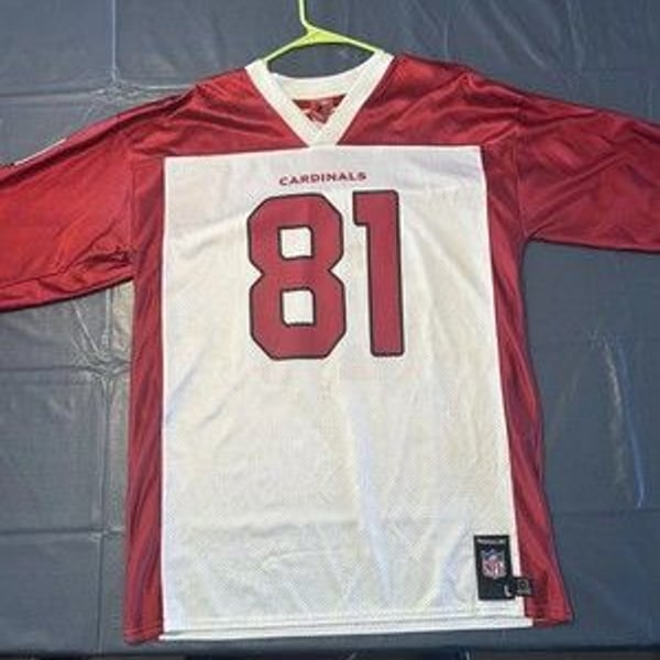 100% Authentic Reebok Arizona Cardinals NFL Anquan Boldin #81 Jersey adult L