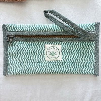 Nepal Hemp Pouch | Natural Eco-Friendly Small Storage Bag | Boho Travel Wallet 2