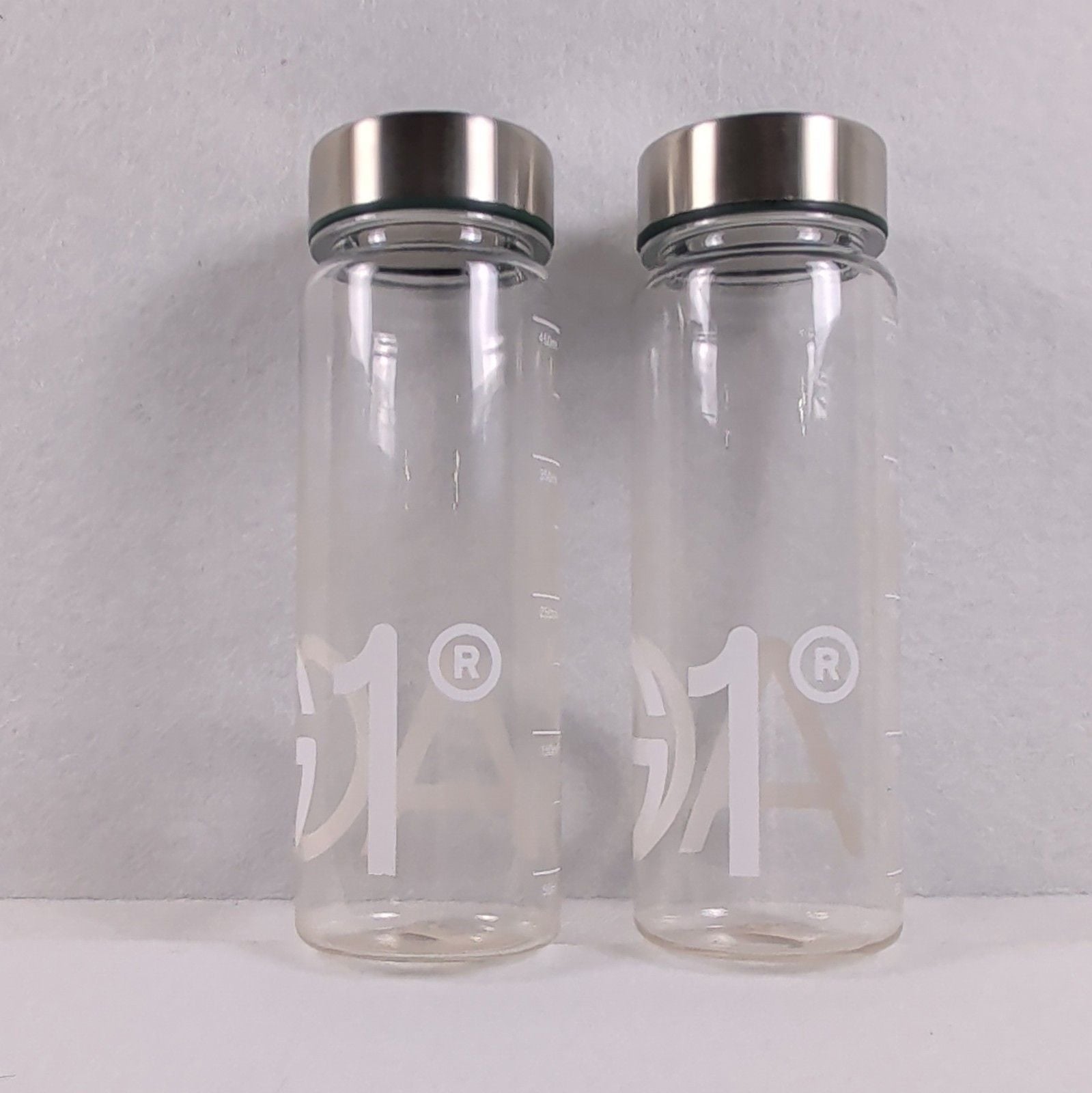 NEW AG1 Athletic Greens Shaker Bottle Set of 2 Tritan Stainless Steel Lid 2
