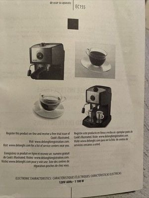 DeLonghi Espresso Machine 10
