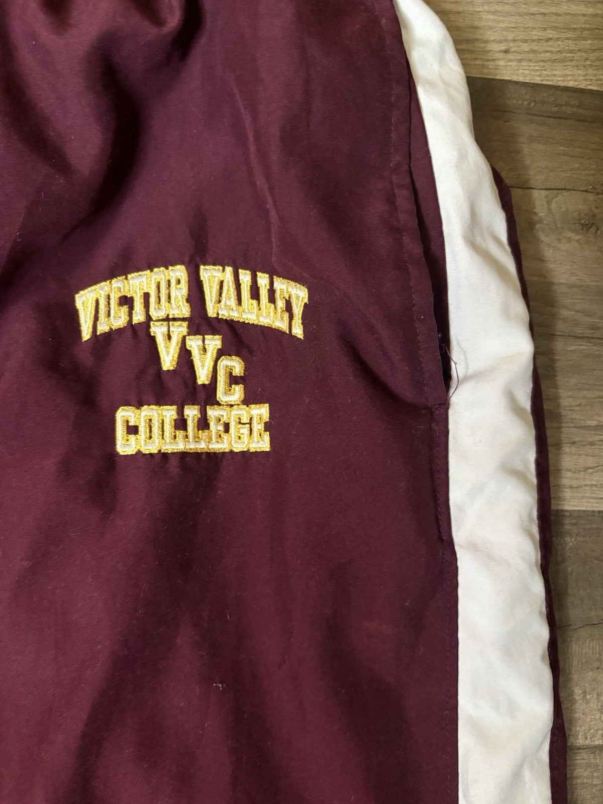 Vintage 90s Russell Athletic Victor Valley College VVC Warmups Pants Size XL 4