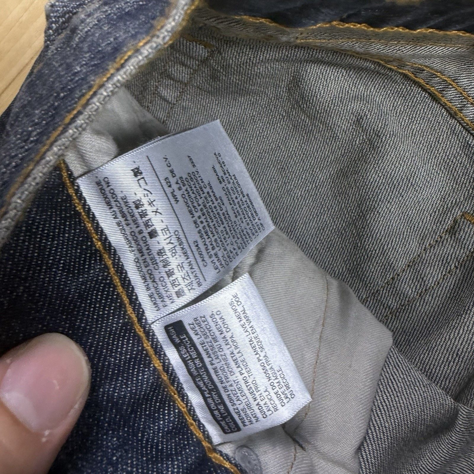 Levi’s 559 Jeans Mens 34x34 Relaxed Straight Dark Wash Denim NWT 00559-2765 10