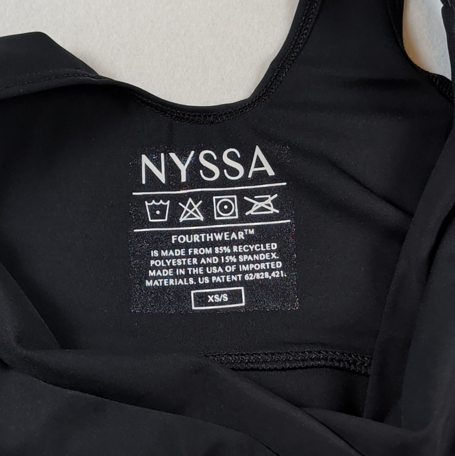 Nyssa Fourthwear Postpartum Recovery Bralette Black V-Neck Wireless xs/s 8