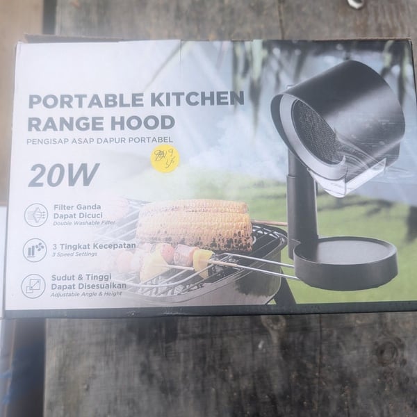 Portable Kitchen Range Hood YG-KH868 Desktop Exhaust Fan 3-Speed Oil...