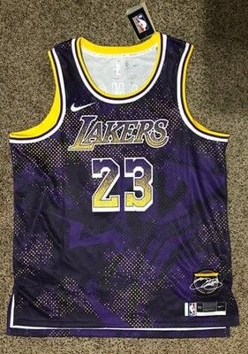 Nike Select Series LeBron James 23 Lakers Jersey Size 52 Purple NWT 2