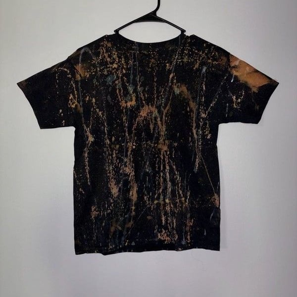 Bleach Tie-dye T-shirt - ***pine Tree Pressing*** - Size: Large - ,