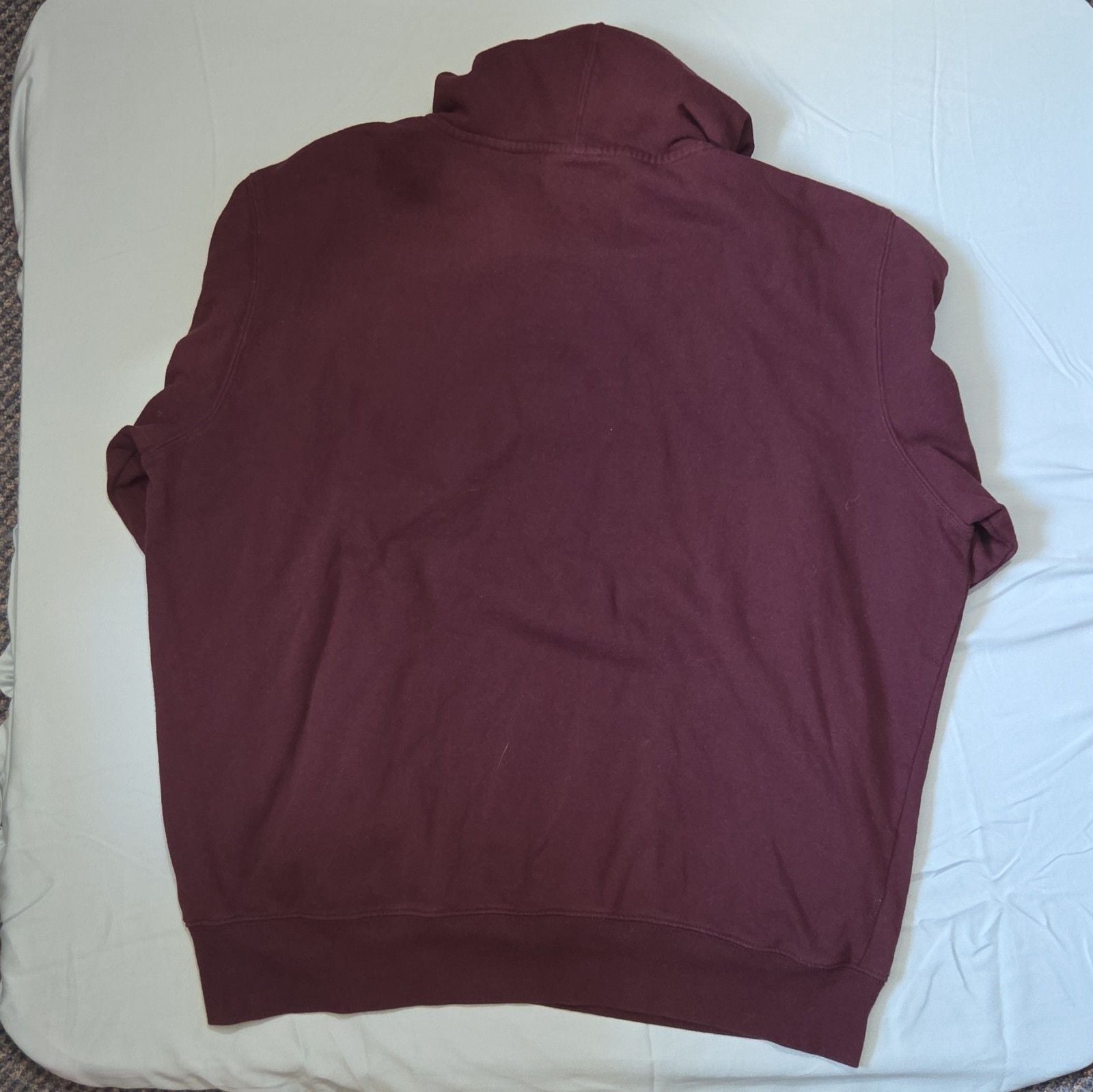 Naruto Shippuden Collection Burgundy Pullover Fleece Hoodie XL Graphic Pocket 6