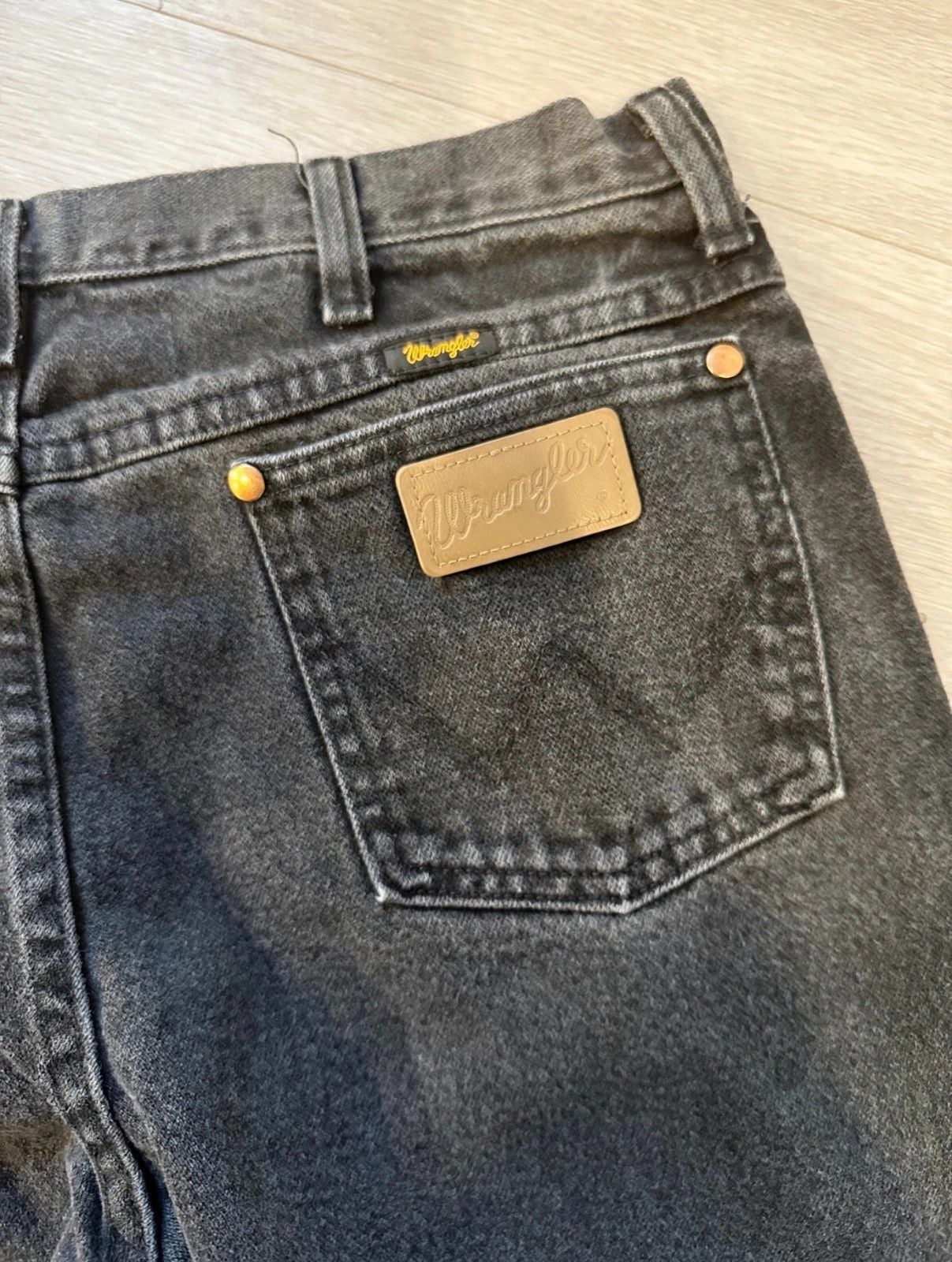 Wrangler Men's Black Jeans 34x32 Cowboy Cut 5