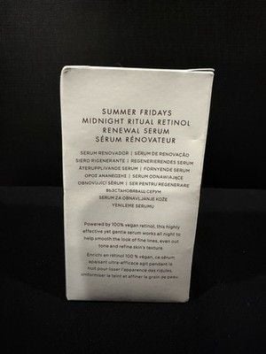 Summer Fridays Midnight Ritual Retinol Renewal Face Serum Vegan 1 fl oz NEW! 2