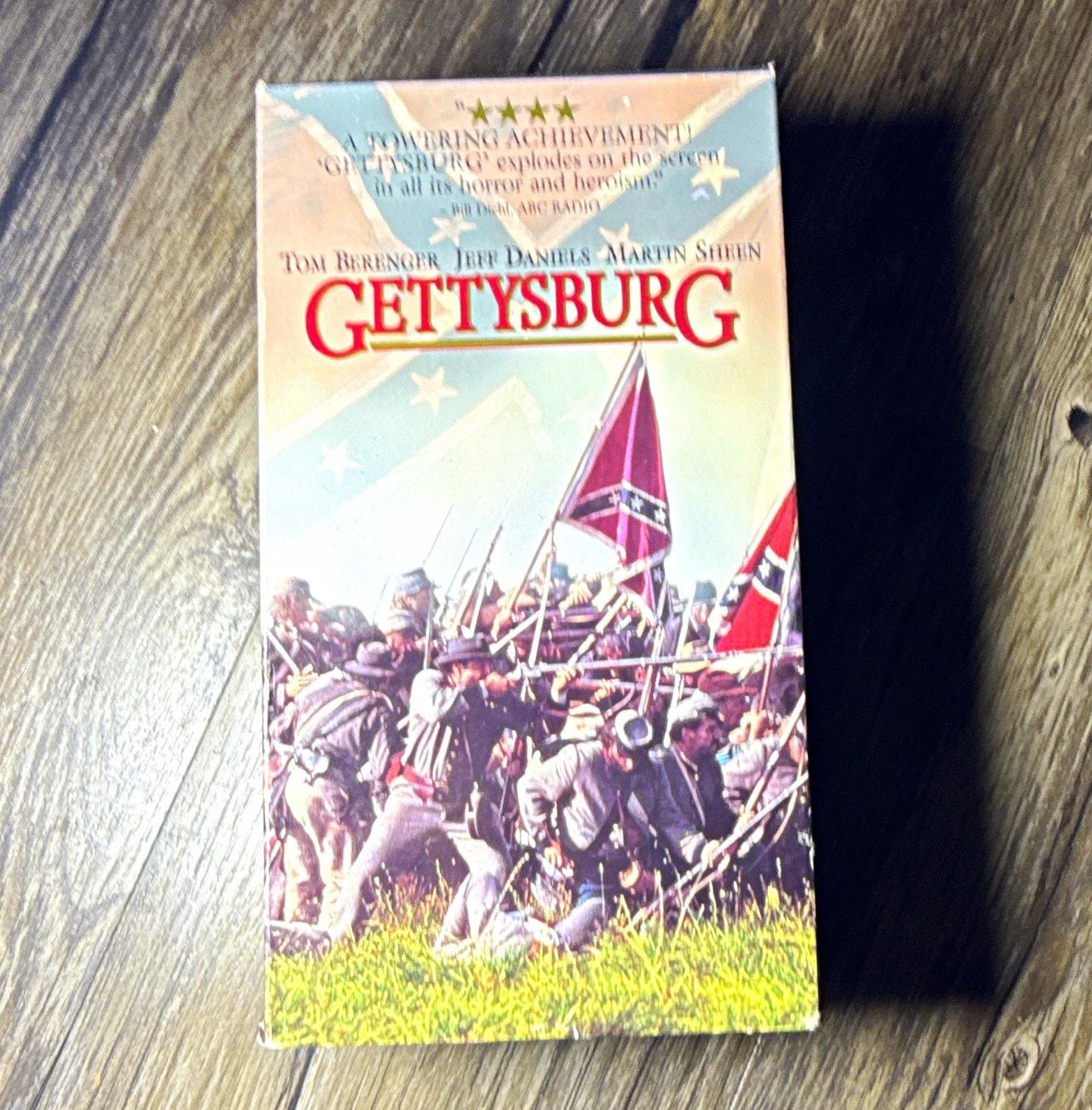 Turner Home Entertainment Gettysburg VHS NTSC Widescreen PG 1993 Maxwell 1