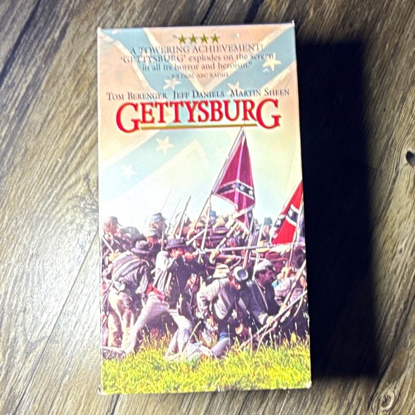 Turner Home Entertainment Gettysburg VHS NTSC Widescreen PG 1993 Maxwell