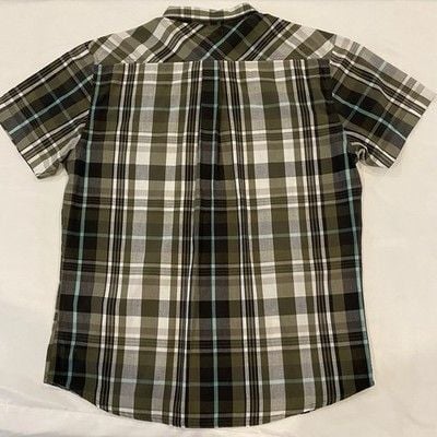 Levi’s Men's Classics Short Sleeve Button-Down Plaid Shirt Size L 8