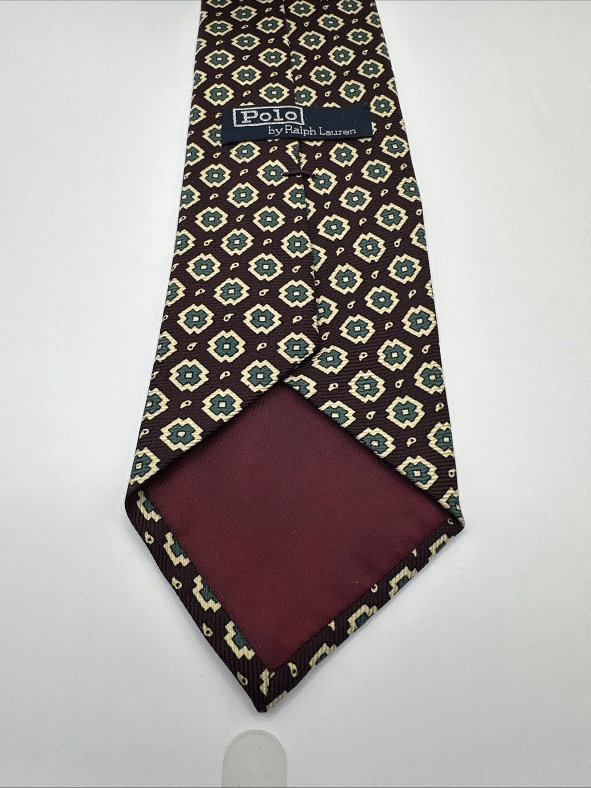 Polo Ralph Lauren Vintage 100% Silk Handmade USA Necktie 6