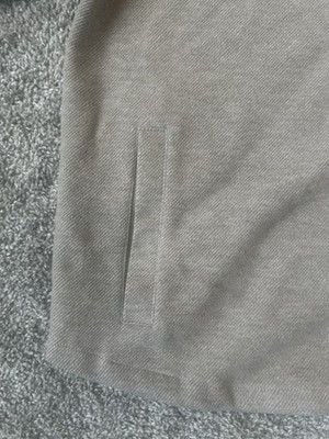 Kenneth Cole Full Zip Stand Collar Jacket - Beige w/ Chest Pockets - Men's XXL 5