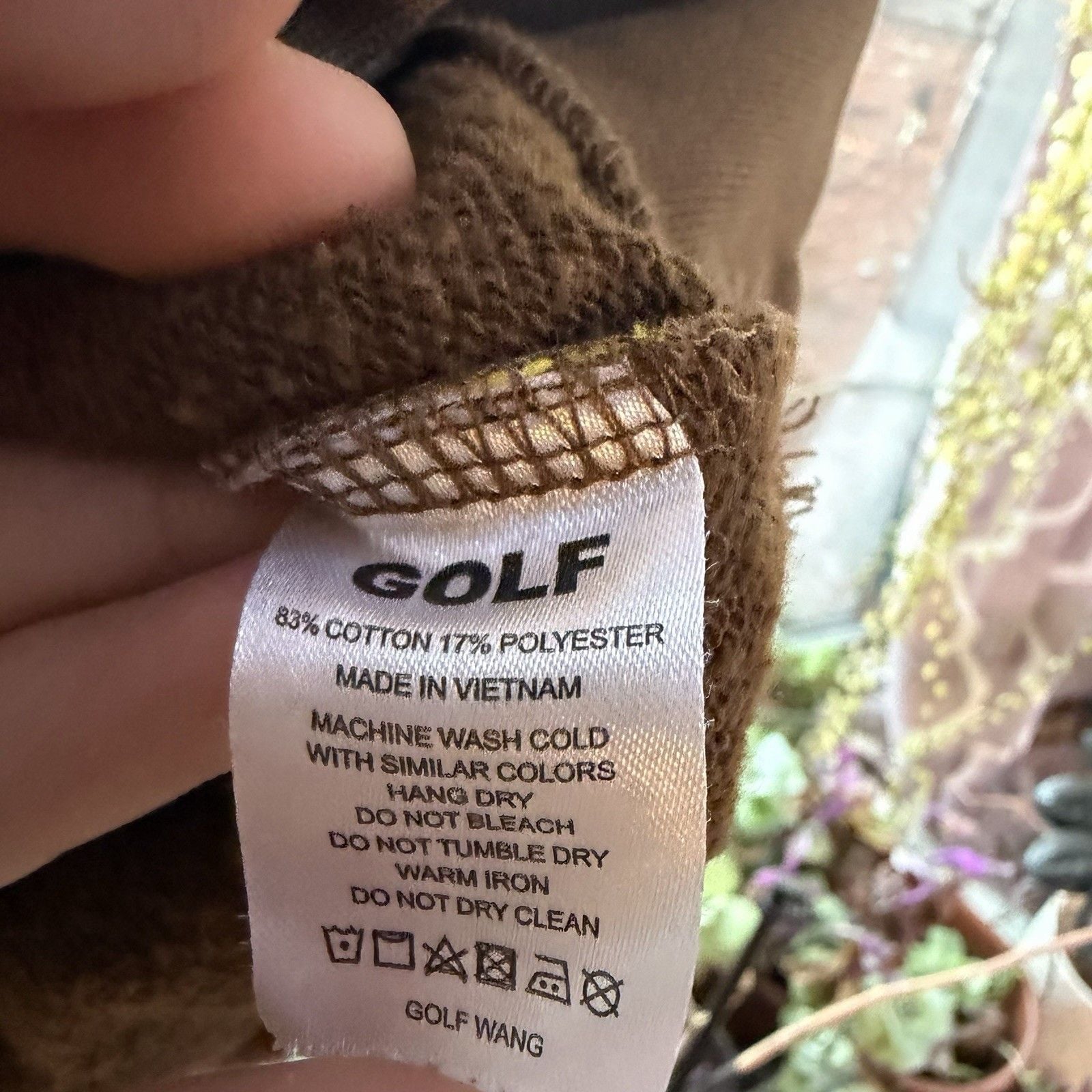 Golf Wang Tyler The Creator Call Me If You Get Lost Tour Hoodie Brown Mens M 7