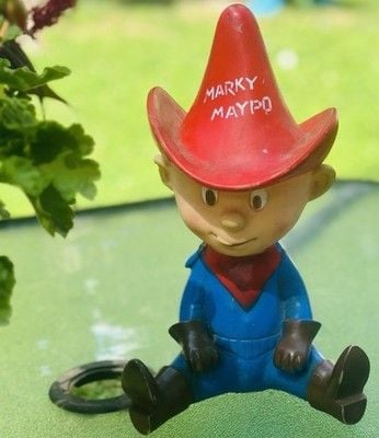 VTG 1960’s Maypo Maple Oatmeal Cereal Advertising Mascot Marky Maypo Vinyl Toy 8