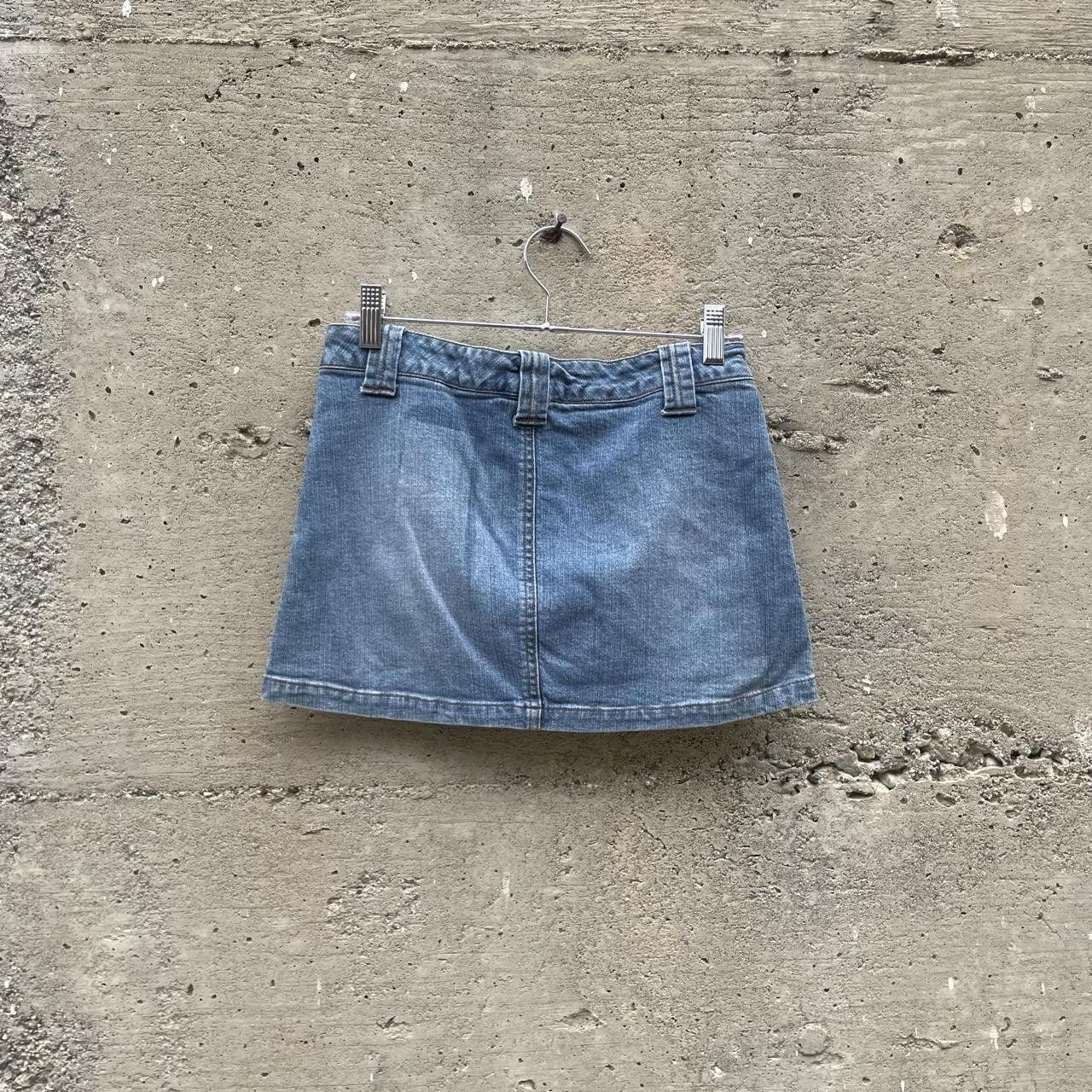 2000s denim mini skirt 3