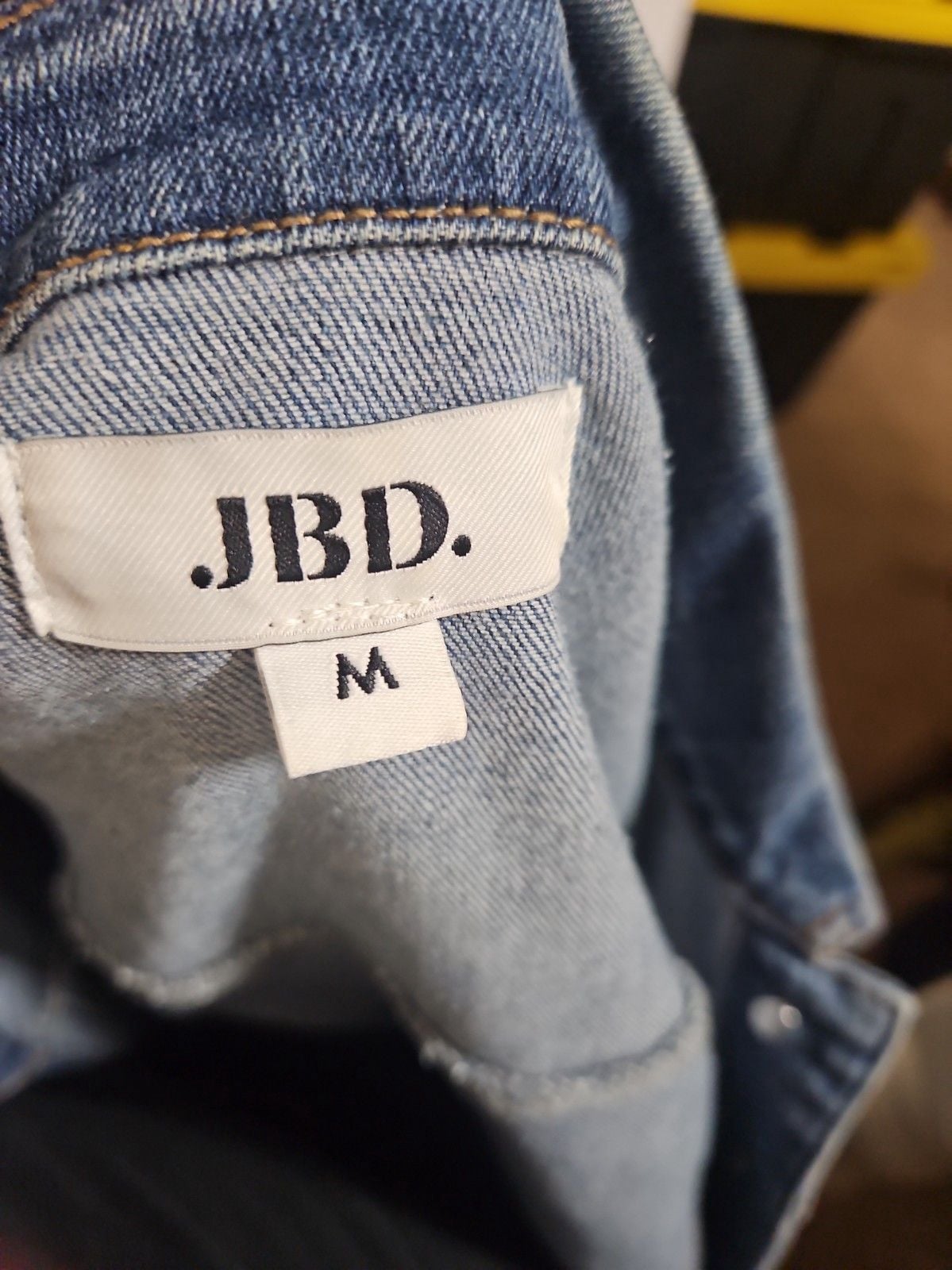 JBD Distressed Denim Jacket M Womens 4