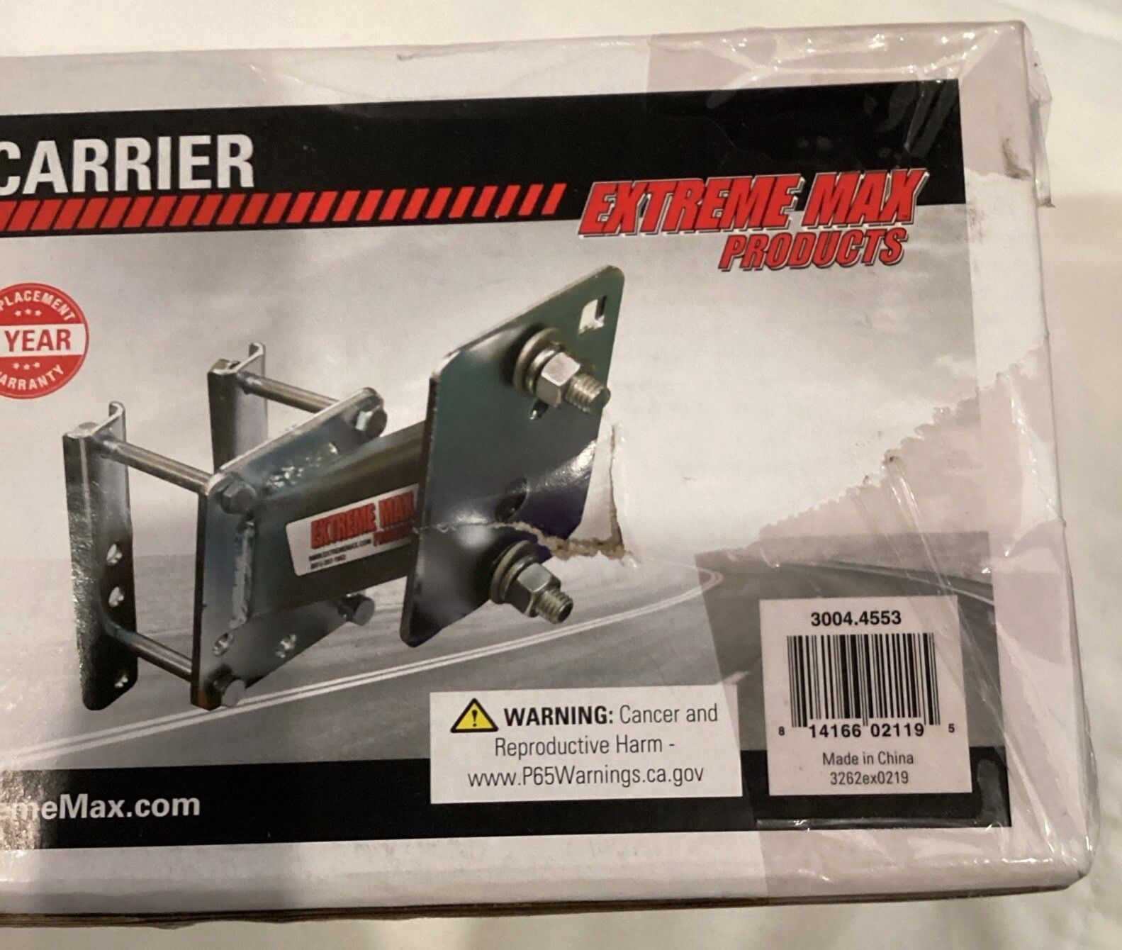 Extreme Max (EMSTC) Bolt-On Spare Tire Carrier BRAND NEW IN BOX 5