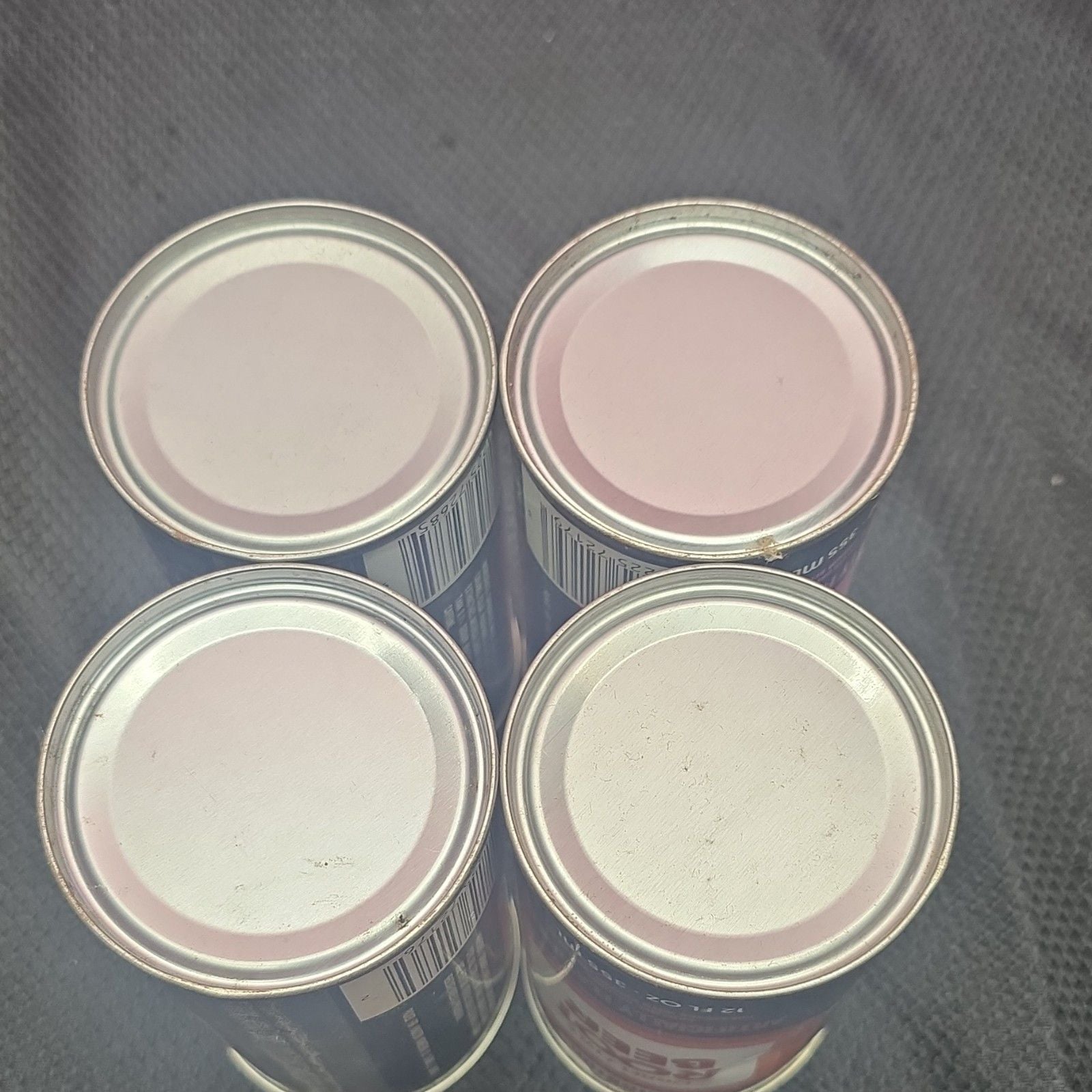 Kingston Soda Advertising Cans Lot of 4 12 oz Orange Grape Cherry Cola Root Beer 8