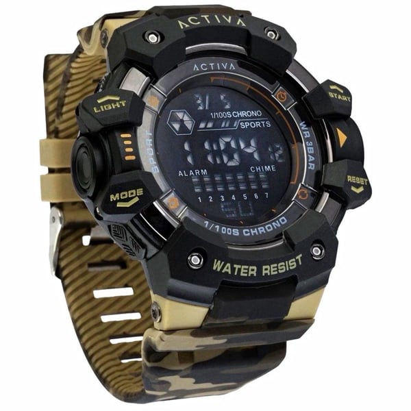 Activa Armour X Invicta ACW8050MC-001 Men’s 50mm Camouflage Digital Watch NIB