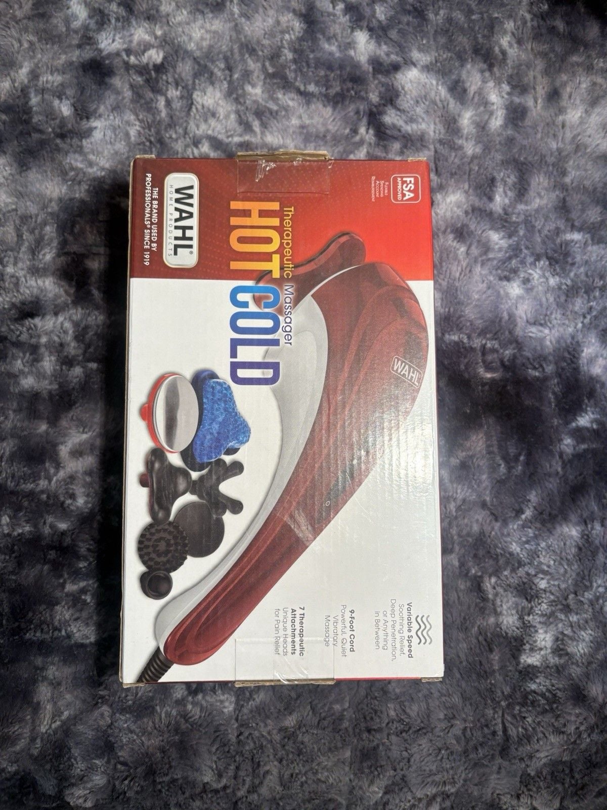 Wahl Therapeutic Massager Hot Cold with variable speed (includes attachments) 1