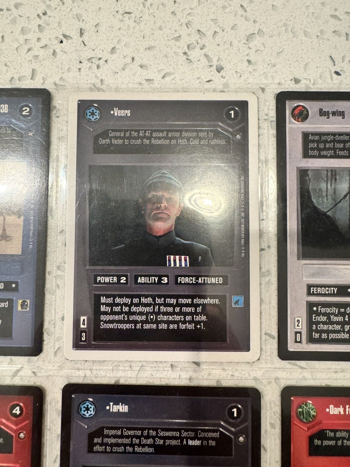 Decipher Star Wars CCG Special Edition 1995 English 9-Card VINTAGE 5