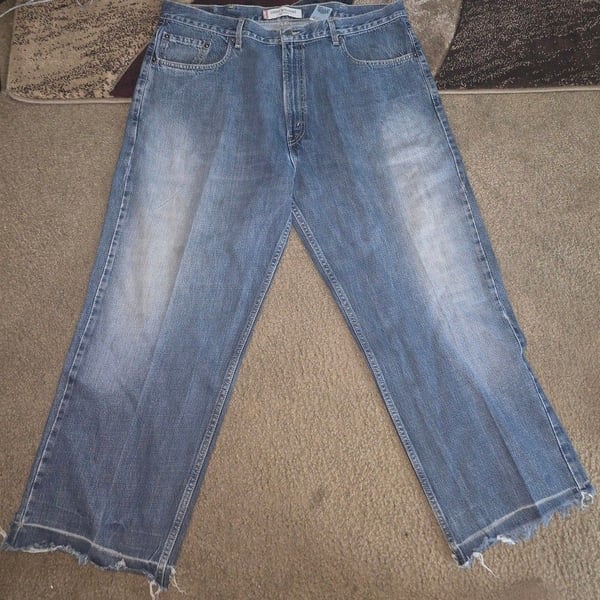 Vintage Levis 569 Denim Jeans Mens 40x30 Loose Straight Made in USA Y2K 2003