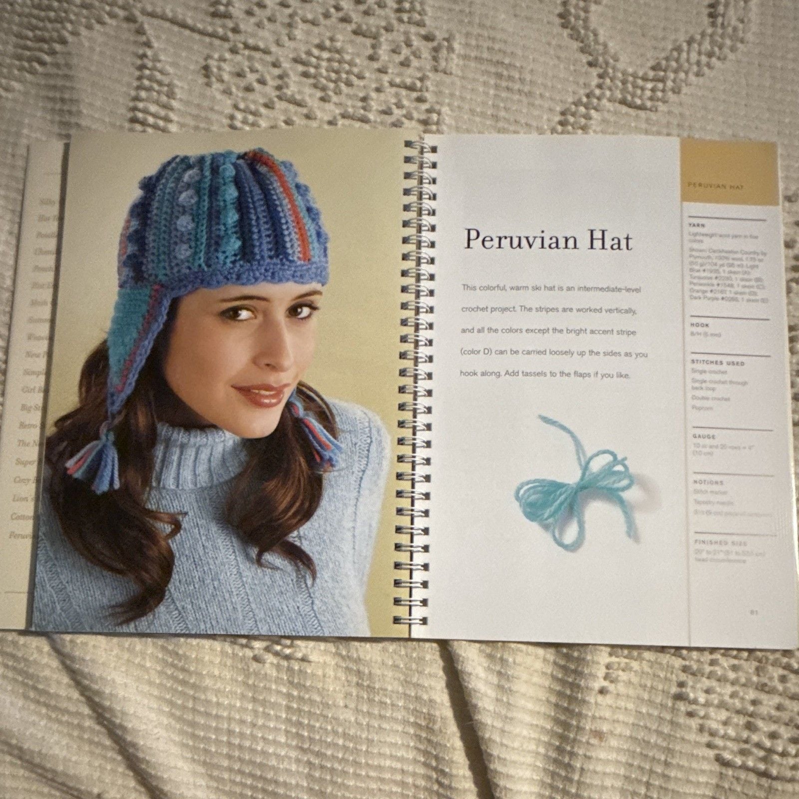 Hooked Hats 20 Easy Crochet Projects Crochet Book by Margaret Hubert 7